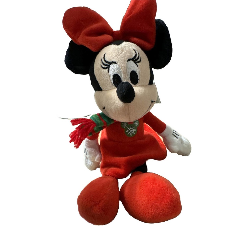 Original Disney Christmas Minnie Mouse Plush 12''